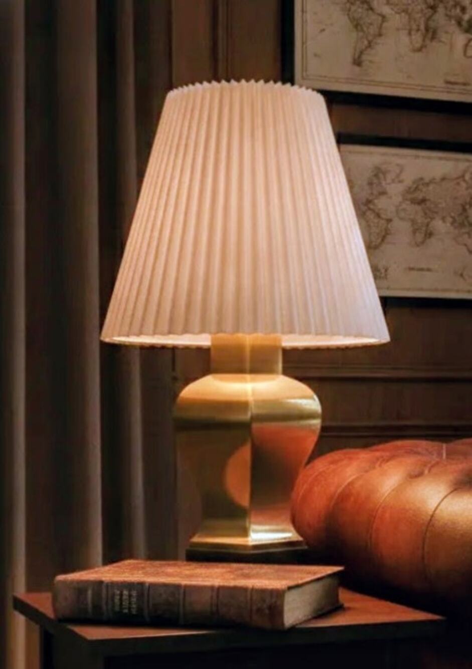 Vintage Brass Urn Table Lamp Base Mid-Century Hollywood Regency Glam Decor